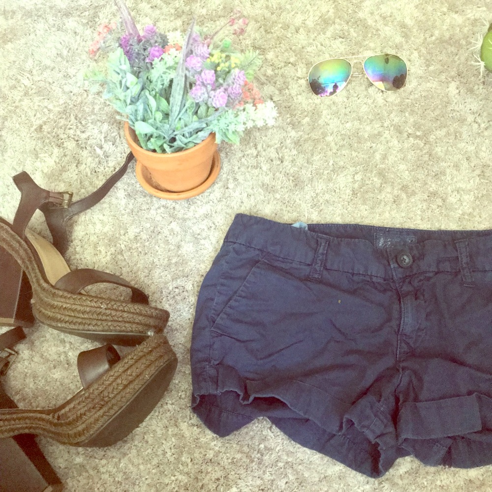 Navy shorts